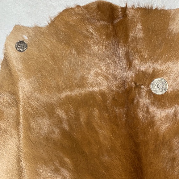 Hand Crafted Accents New 0 Real Calf Skin Leather Small Area Rug 32 X 26 Poshmark